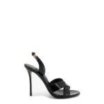 Dolce & Gabbana Keira shiny calfskin leather sandals