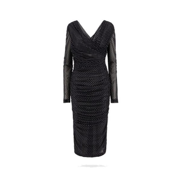 Dolce & Gabbana Polka-dots dress with drapery