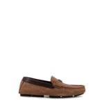 Dolce & Gabbana Suede loafer with leather inserts