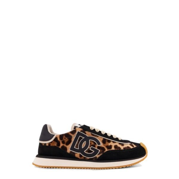 Dolce & Gabbana Suede sneakers with animal print