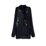Dries Van Noten Viscose shirt with rhinestones