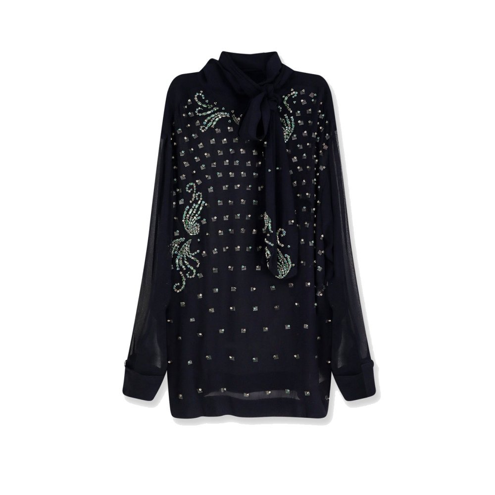 Dries Van Noten Viscose shirt with rhinestones Dries Van Noten Viscose shirt with rhinestones