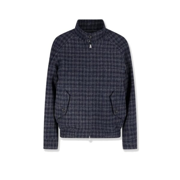 Dunst Wool jacket with checked pattern