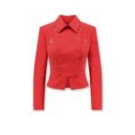Elisabetta Franchi Cropped Blazer with buttons