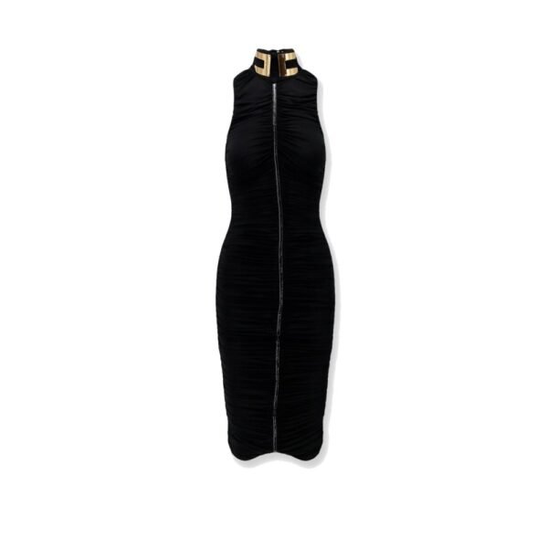 Elisabetta Franchi Draped midi dress