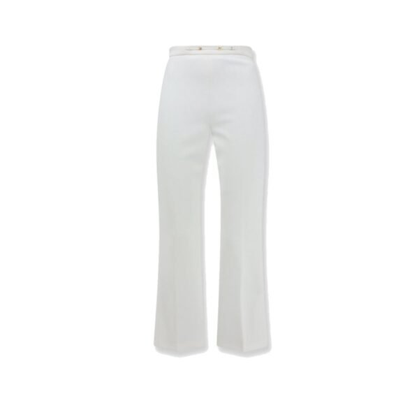 Elisabetta Franchi Essentials trousers with Monogram detail