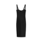 Elisabetta Franchi Fitted stretch fabric midi dress