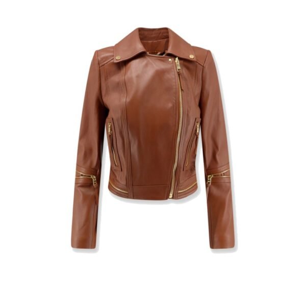 Elisabetta Franchi Leather biker jacket