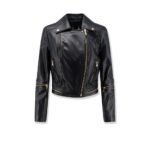 Elisabetta Franchi Leather biker jacket
