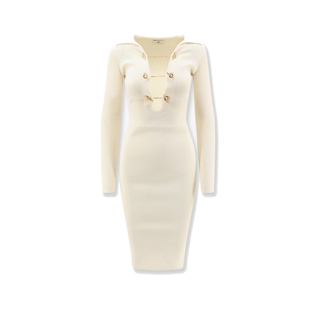Elisabetta Franchi Long viscose blend dress Elisabetta Franchi Long viscose blend dress