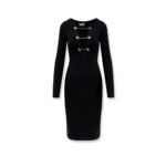 Elisabetta Franchi Long viscose blend dress
