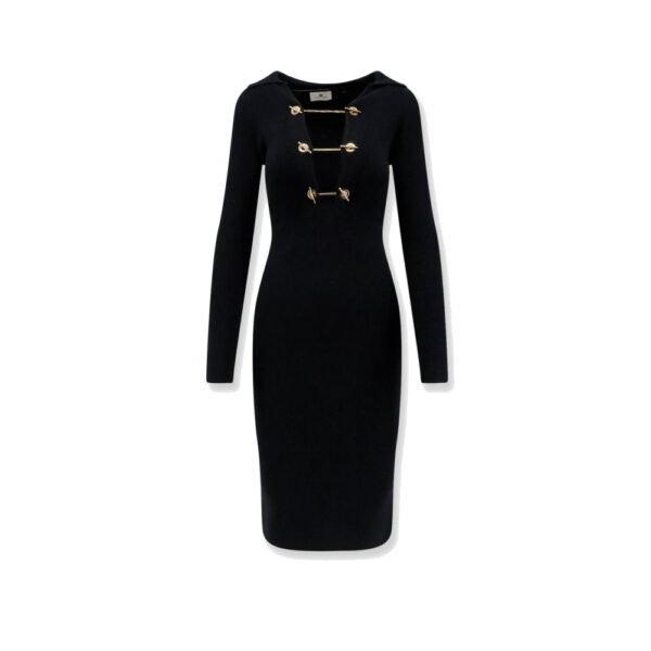 Elisabetta Franchi Long viscose blend dress