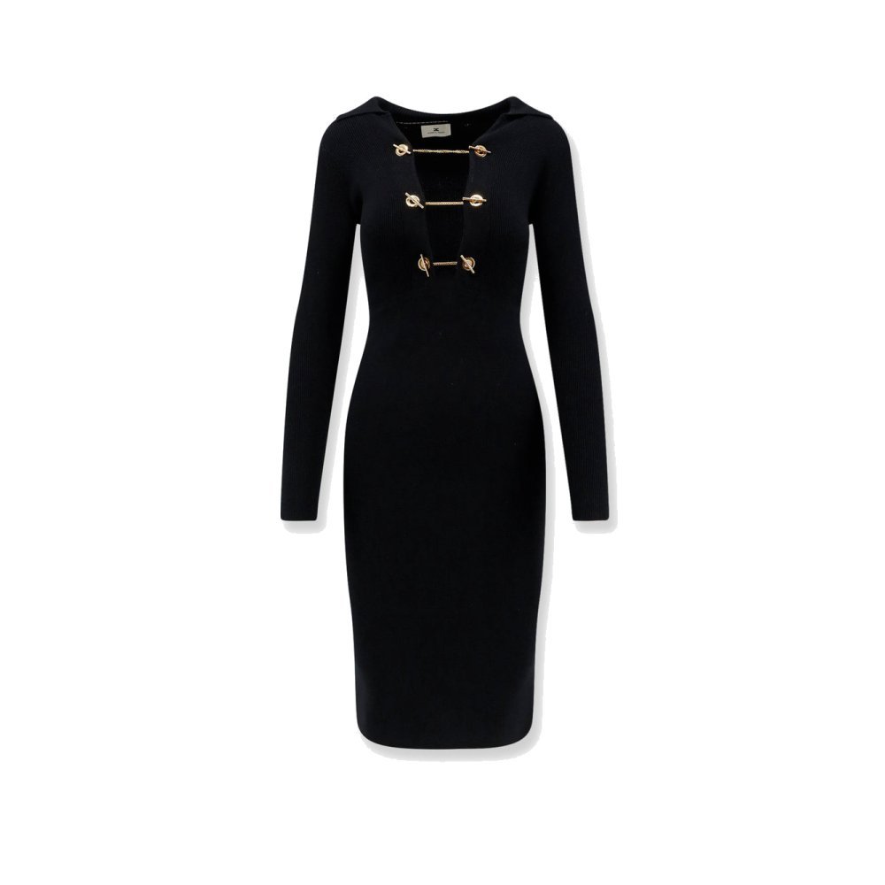 Elisabetta Franchi Long viscose blend dress Elisabetta Franchi Long viscose blend dress