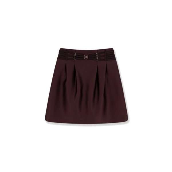 Elisabetta Franchi Satin mini skirt