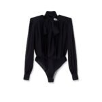 Elisabetta Franchi Silk shirt with body detail