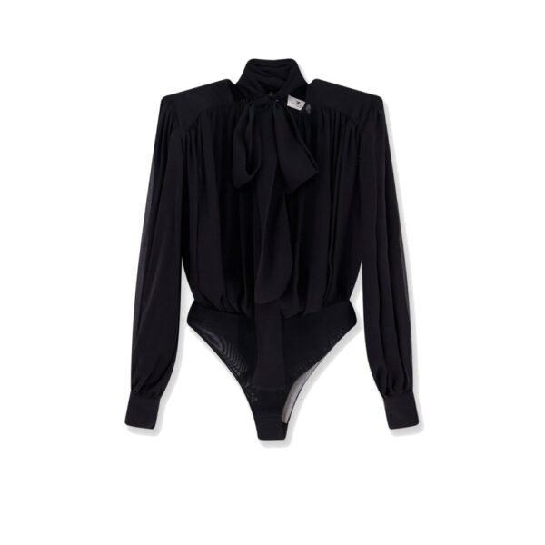 Elisabetta Franchi Silk shirt with body detail