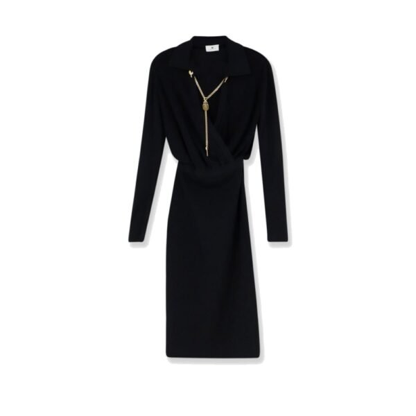 Elisabetta Franchi Viscose blend midi dress