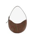 Etro Etro Essential S Arnica Hobo shoulder bag in paisley jacquard fabric