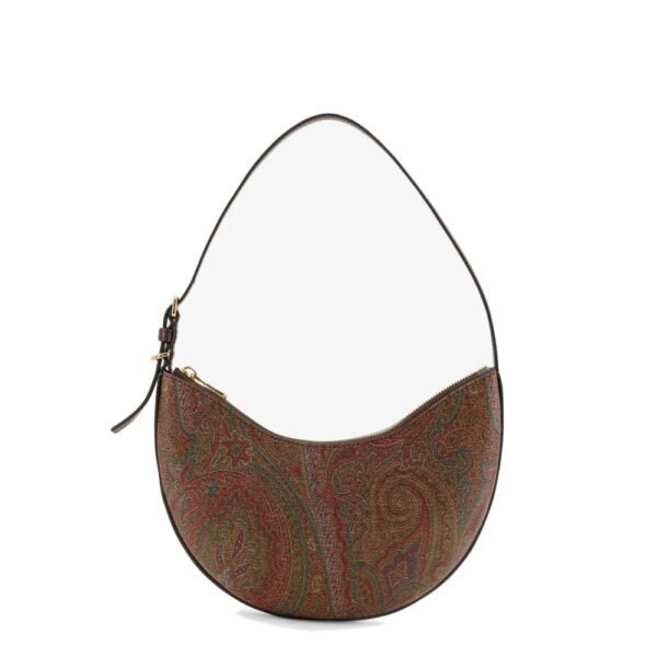 Etro Etro Essential S Arnica Hobo shoulder bag in paisley jacquard fabric