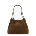 Etro Libra S Arnica suede shopping bag