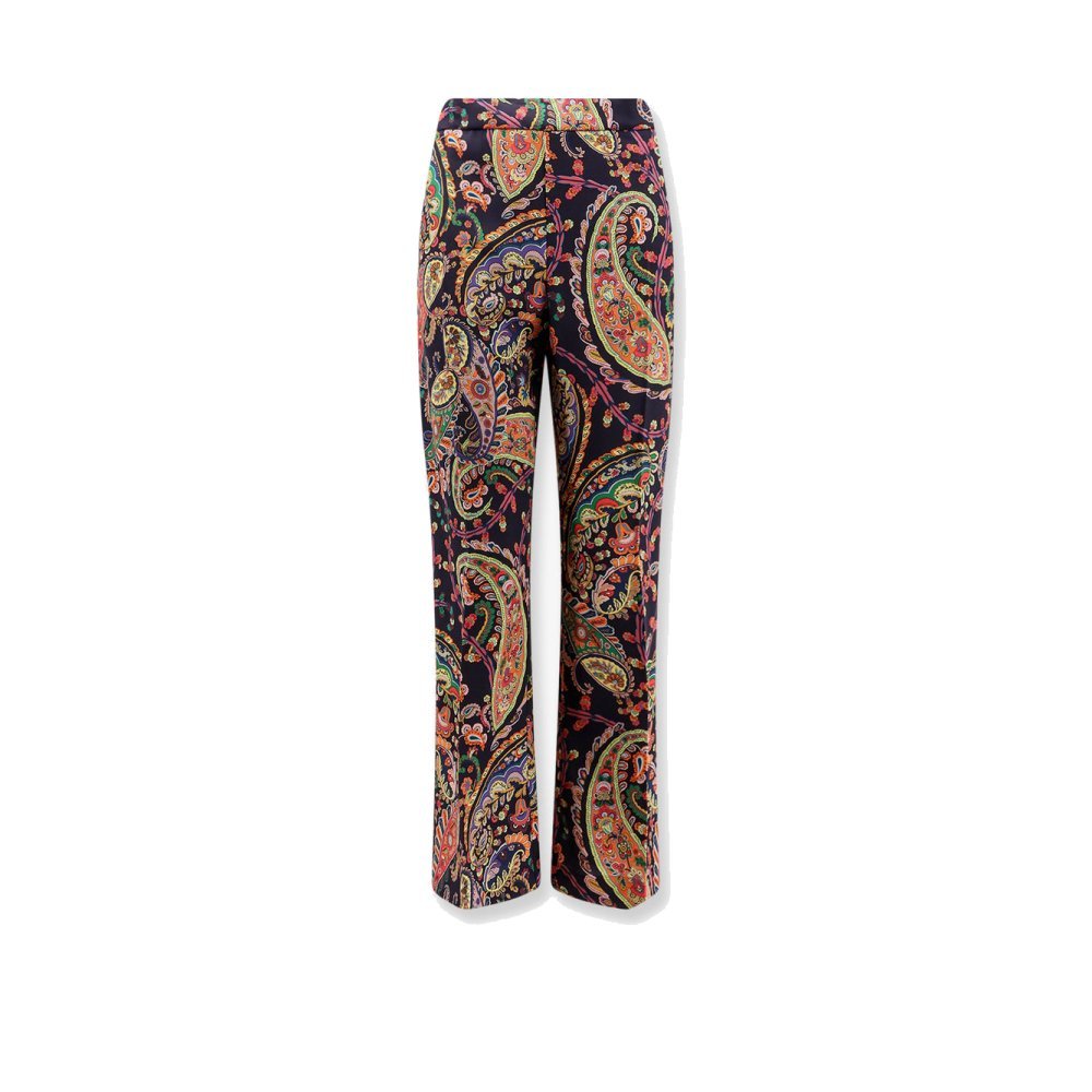 Etro Multicolor fabric trousers Etro Multicolor fabric trousers