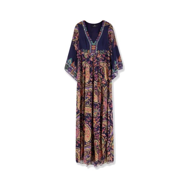 Etro Multicolor viscose long dress