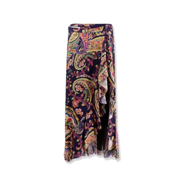 Etro Multicolor viscose skirt