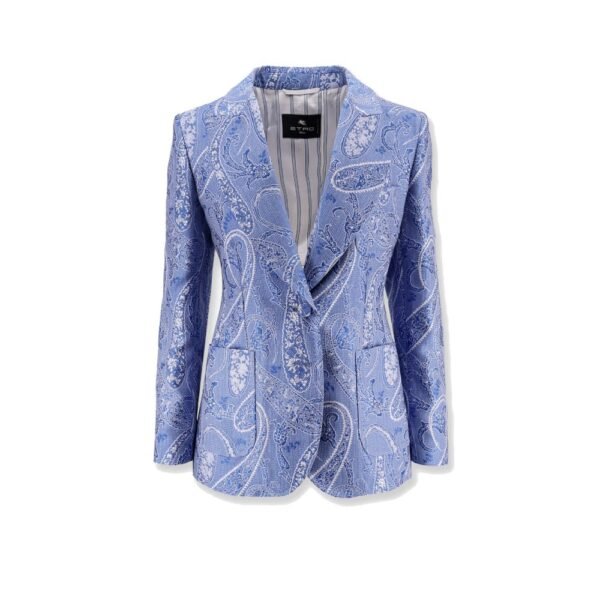 Etro Silk blend single-breasted blazer
