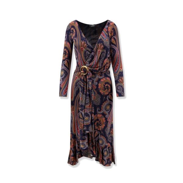 Etro Stretch viscose dress with iconic pattern