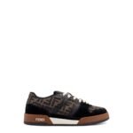 Fendi Fendi Match FF Jacquard Fabric and Suede sneakers