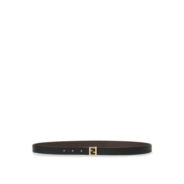 Fendi FF leather belt