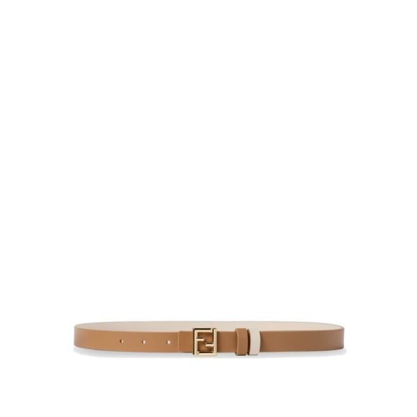 Fendi FF leather belt
