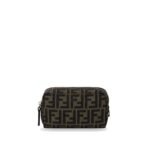 Fendi FF technical fabric clutch bag