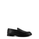 Fendi Leather loafers with metal FF logo