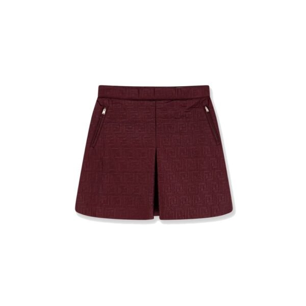 Fendi Quilted nylon mini skirt