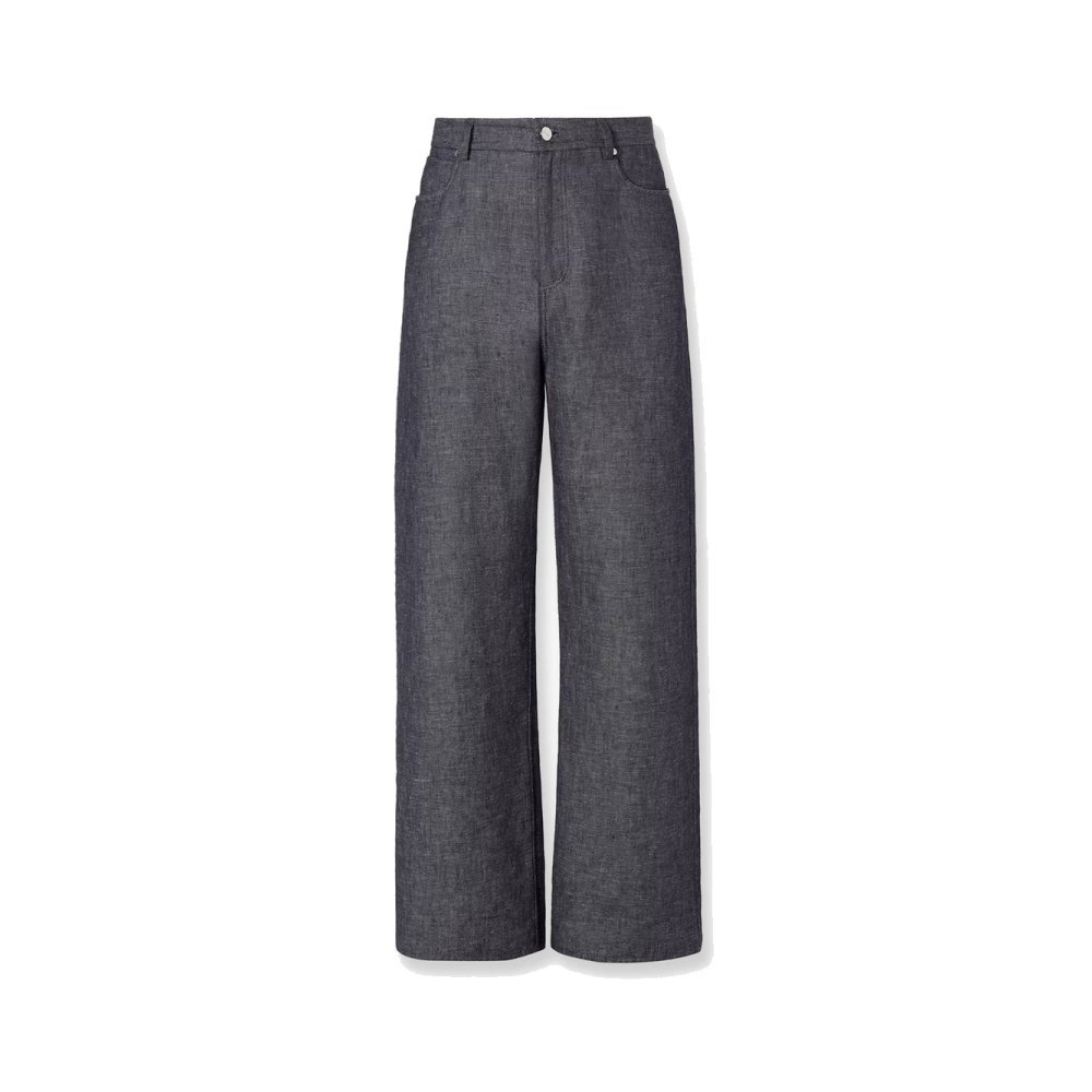 Fendi Relaxed linen, cotton and silk jeans Fendi Relaxed linen, cotton and silk jeans