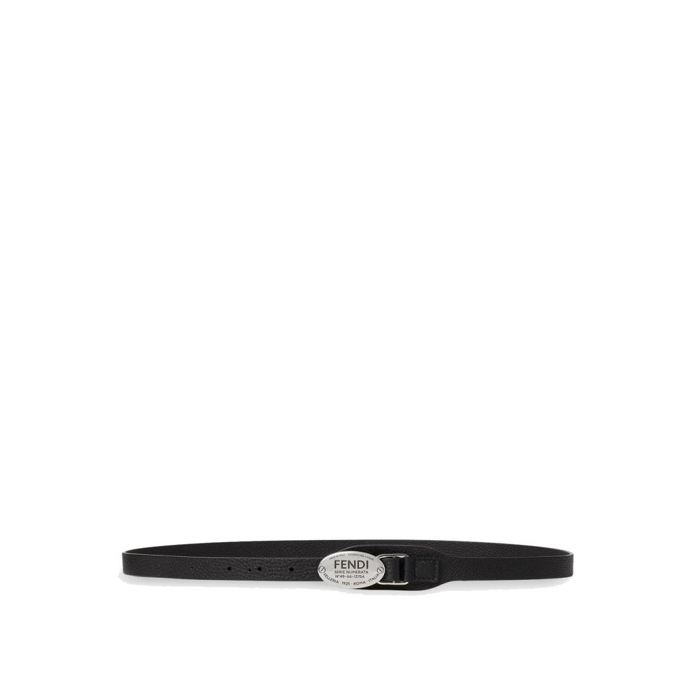Fendi Selleria lather belt Fendi Selleria lather belt