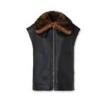 Fendi Sleeveless sheepskin jacket