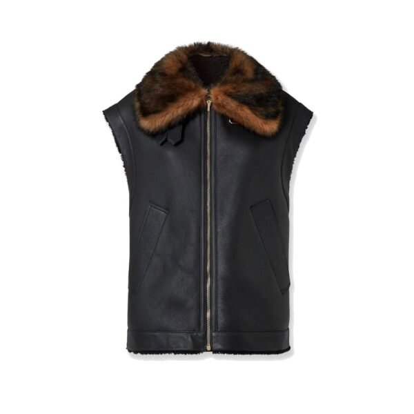 Fendi Sleeveless sheepskin jacket