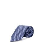 Ferragamo Cyrus silk tie with Shark print