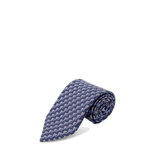 Ferragamo Silk tie with Owl print