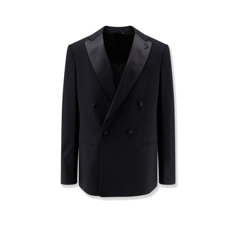 Giorgio Armani Soho virgin wool tuxedo blazer Giorgio Armani Soho virgin wool tuxedo blazer