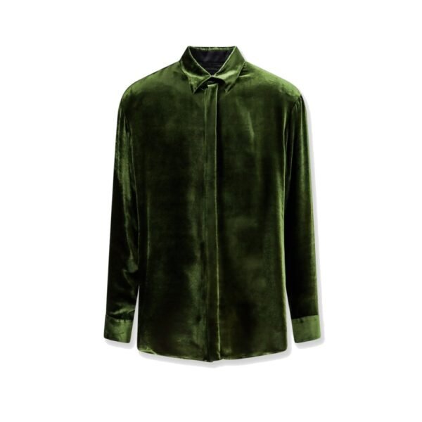 Giorgio Armani Viscose and silk blend shirt