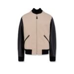 Givenchy Cotton Jacket with leather sleeves