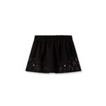 Golden Goose Cotton blend midi skirt with floral sequin and crystal details