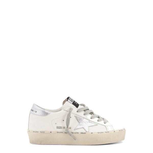 Golden Goose Hi-Star leather sneakers with iconic side logo