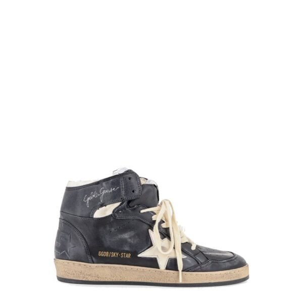 Golden Goose Sky Star sneakers in leather with a used effect