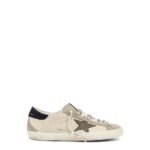 Golden Goose Super-star leather and suede sneakers with iconic side logo