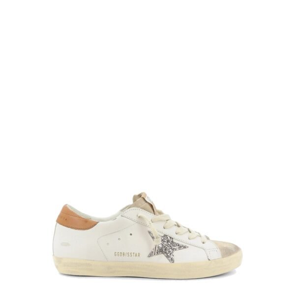 Golden Goose Super-star leather sneakers with iconic side logo
