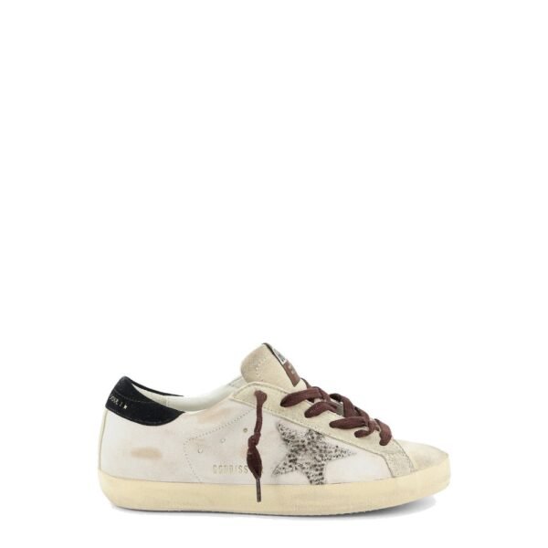 Golden Goose Super-star suede sneakers with iconic side logo